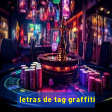 letras de tag graffiti